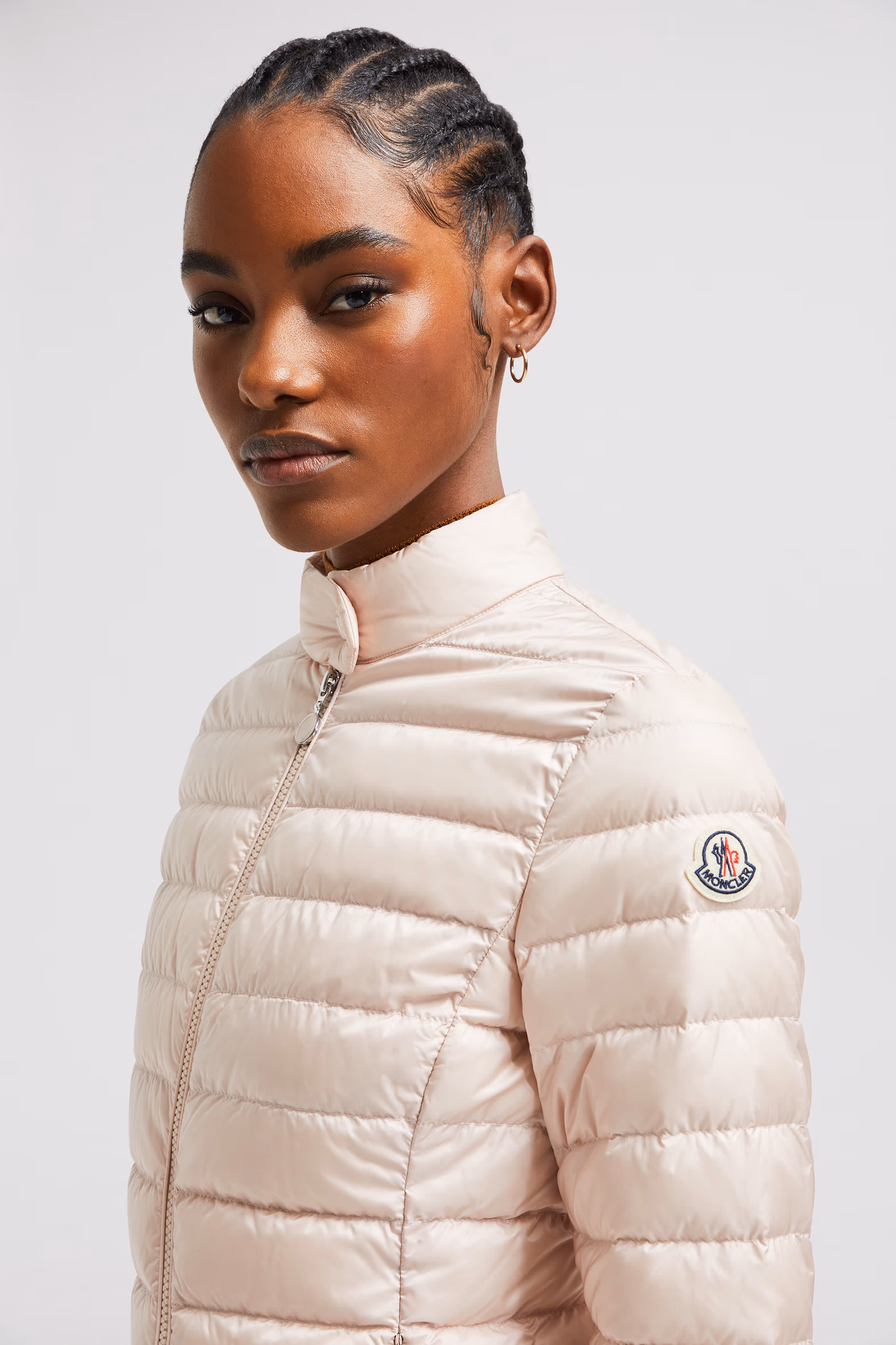 Igelle Short Down Jacket Women Light Pink Moncler 4